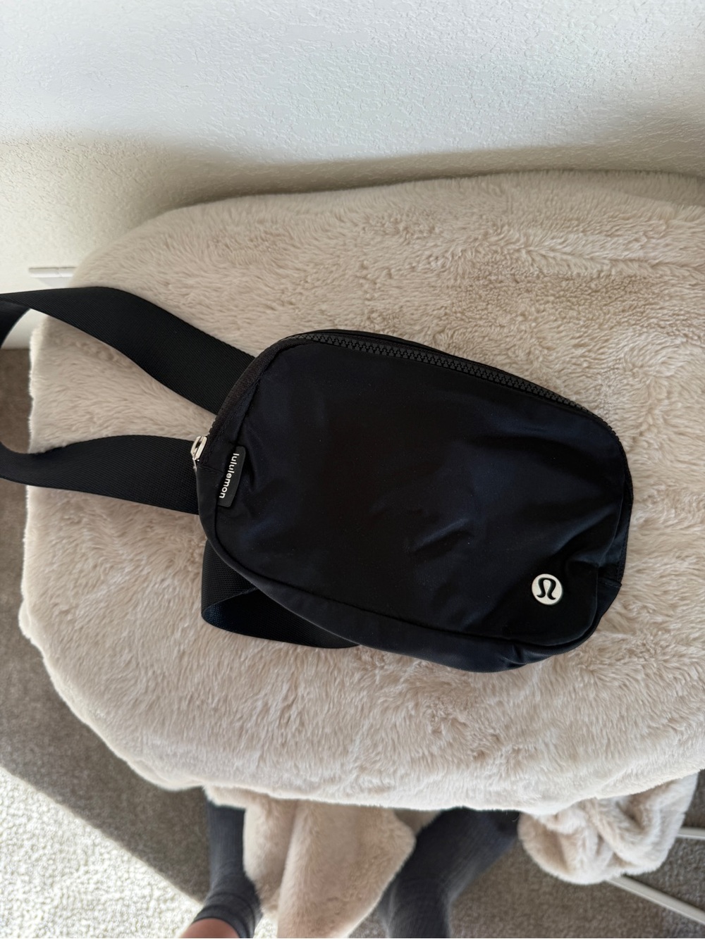 lululemon athletica Black Crossbody Belt Bag